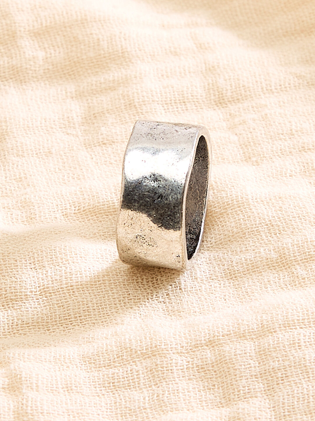 Image of Silver Tone Band Ring