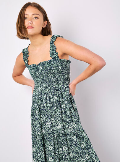 Ditsy Floral Midi Dress