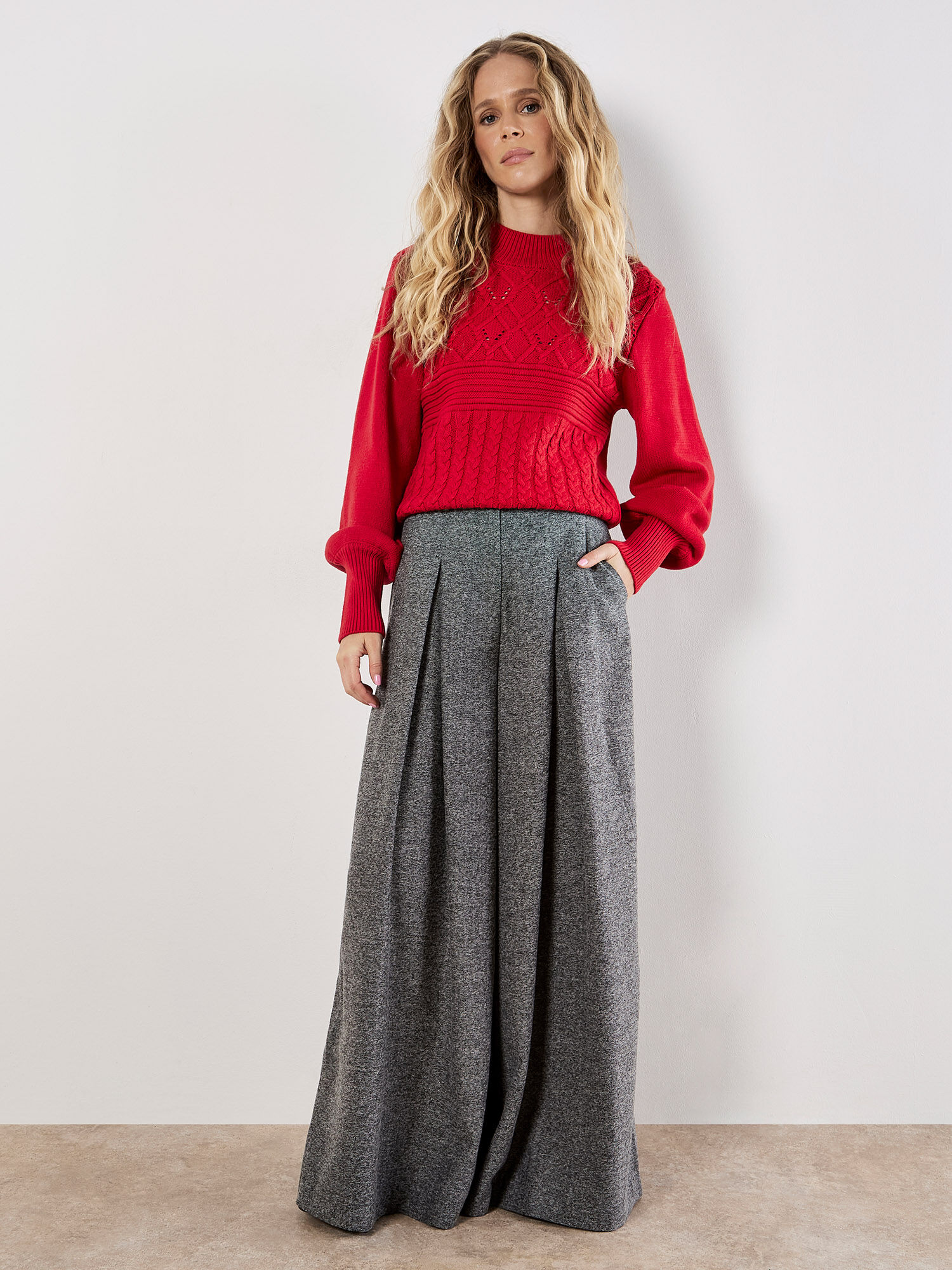 Twist Cable Knit Jumper | Apricot Clothing