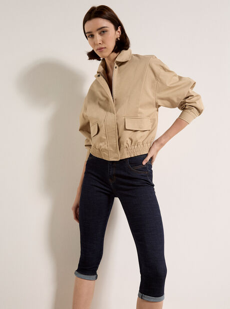 Sara Skinny Fit Capri Jeans