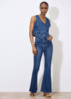 Denim Waistcoat, Blue, large