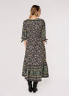 Sarasa Floral Maxi Dress, Navy, large