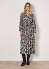 Camo Floral Midaxi Dress, Stone, large