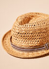 Mexico Fedora Hat, Stone, large