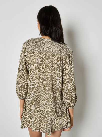 Ikat Shimmer Blouse