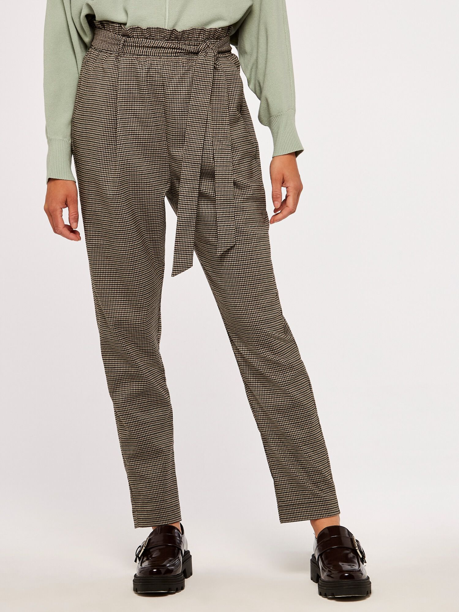 Check paperbag pants deals