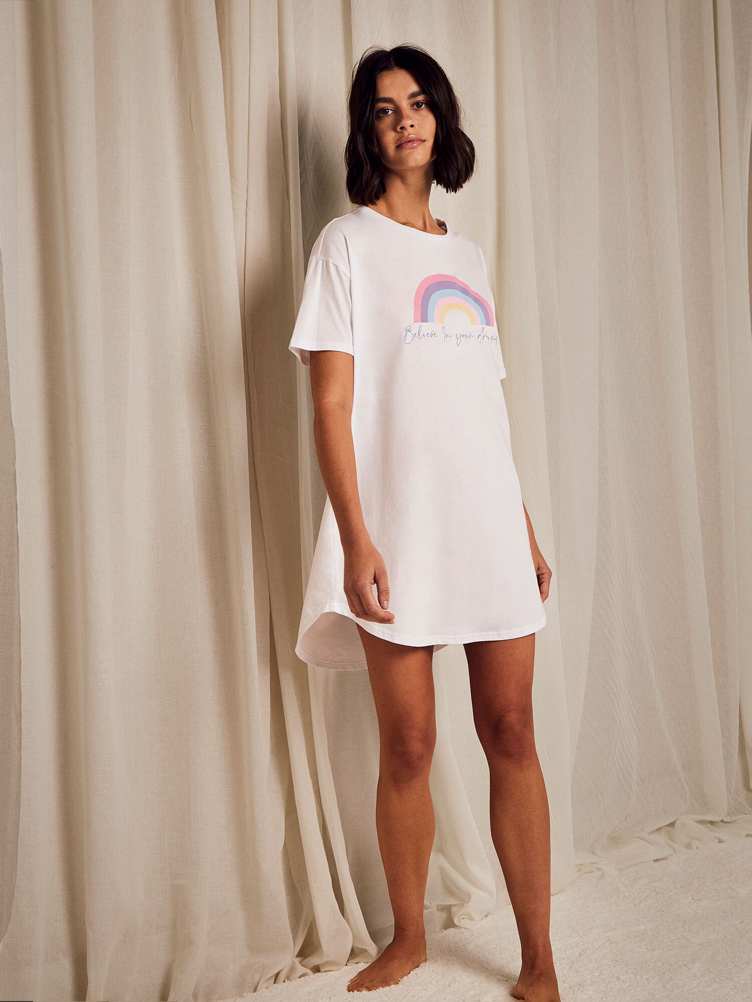 Rainbow Night Dress