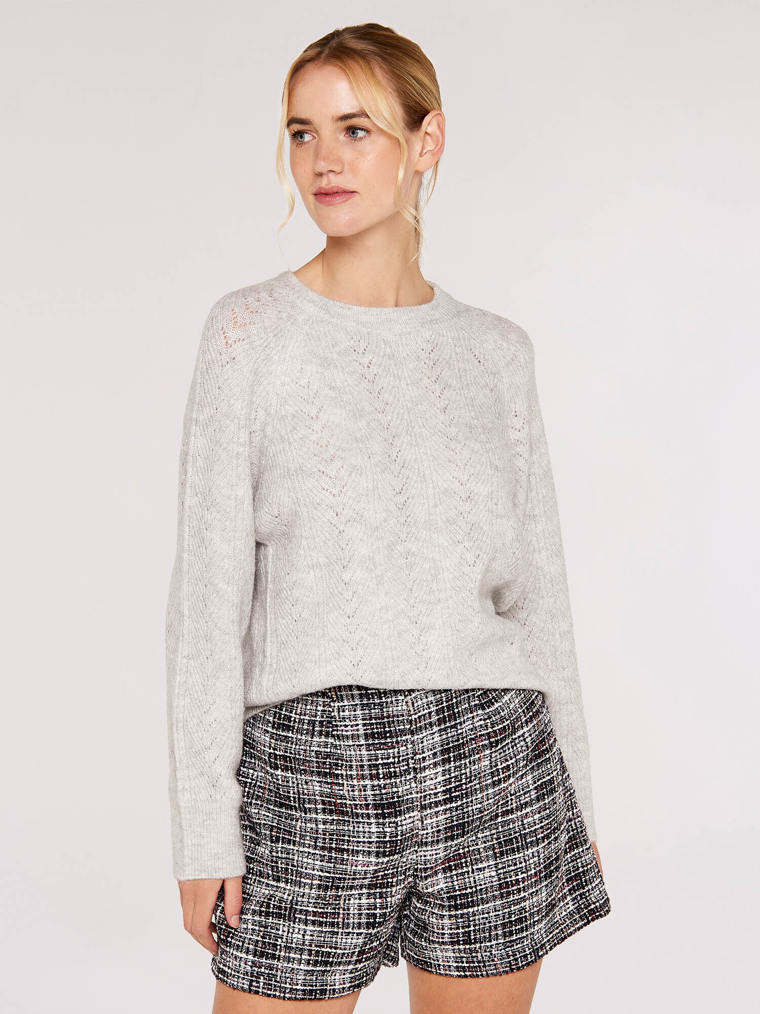Silver shimmer new arrivals sweater