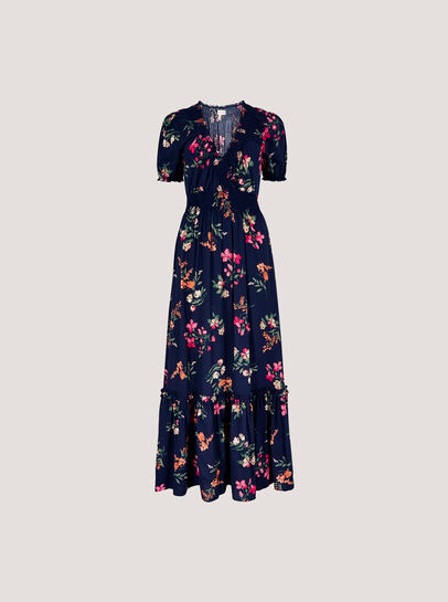 Watercolour Floral Maxi Dress