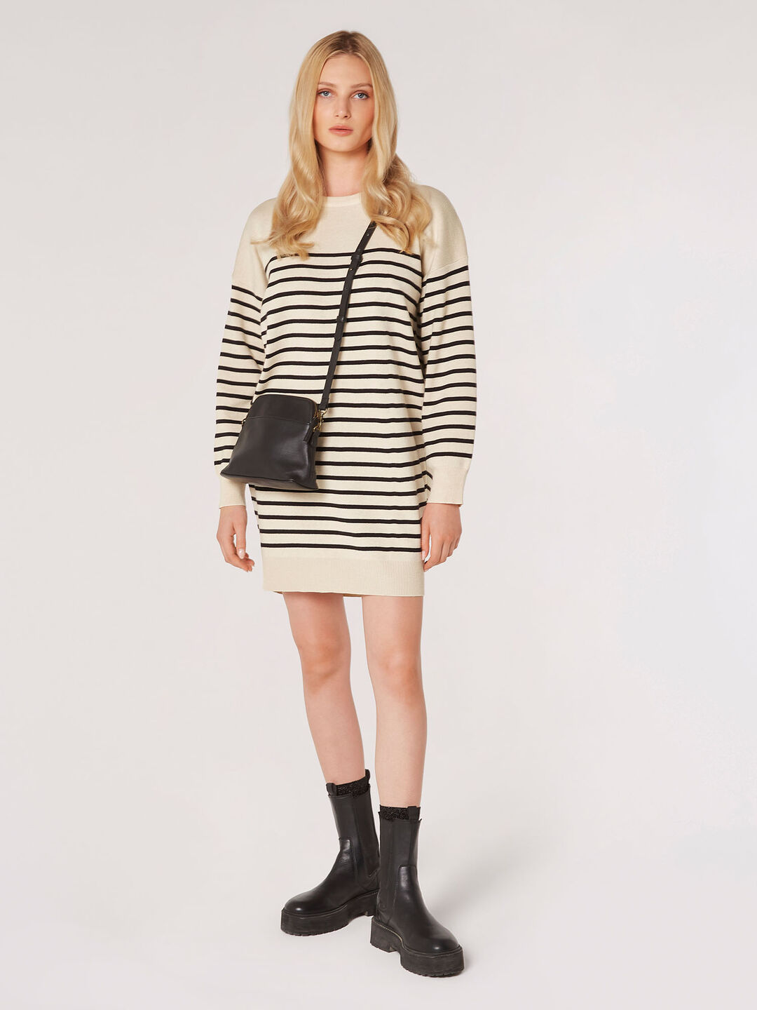 Image of Stripe Jumper Mini Dress