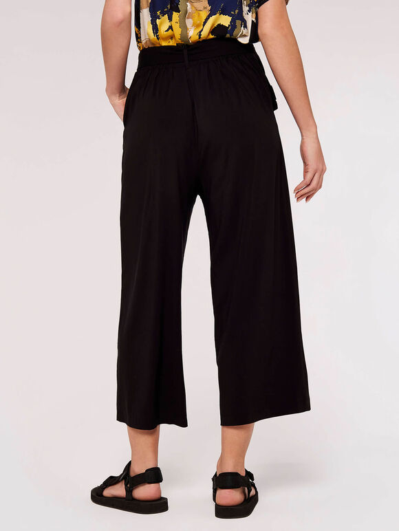 Casa Button Detail Culotte, Black, large