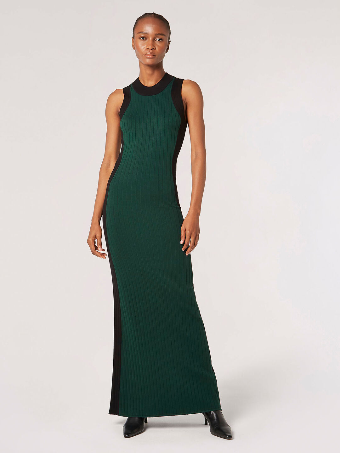 Image of Ribbed Knit Bodycon Maxi Dress