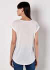 Heart Print Graphic T-Shirt, Assorted, large