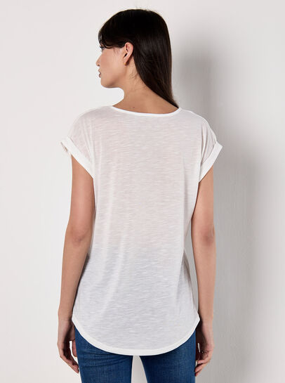 Heart Print Graphic T-Shirt