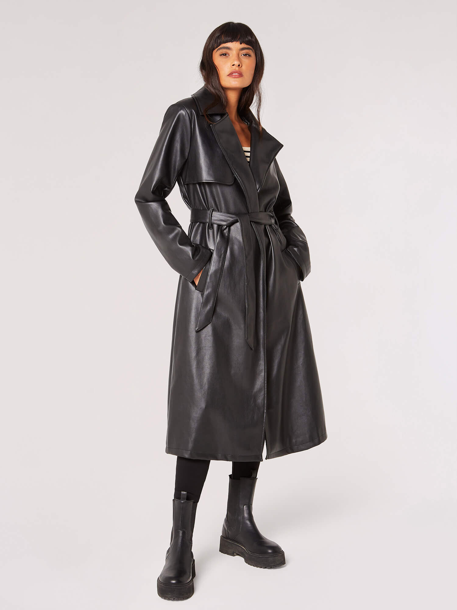 Black trench deals coat uk