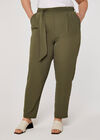 Curve Tapered Trousers, Khaki, large
