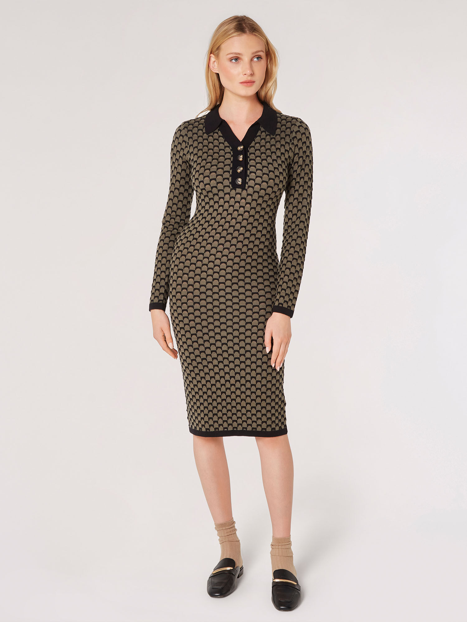 Geometric sale bodycon dress