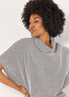 Batwing Chevron Knitted Top, Black, large