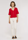 Sienna Mid Rise Skinny Jean, White, large