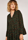 Leopard Print Dress, Khaki, large