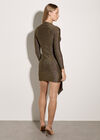 Glitter Mini Dress, Gold, large