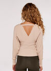 Bar Back Batwing Jumper, Stone, large