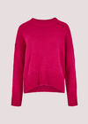 High Low Oversize Jumper, Fuchsia, large