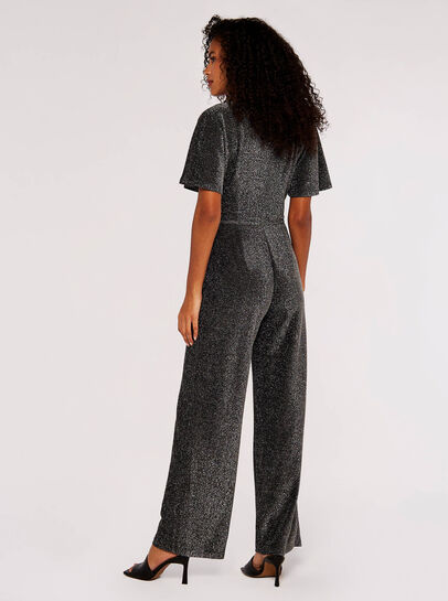 Sparkle Angel Sleeve Jumpsuit
