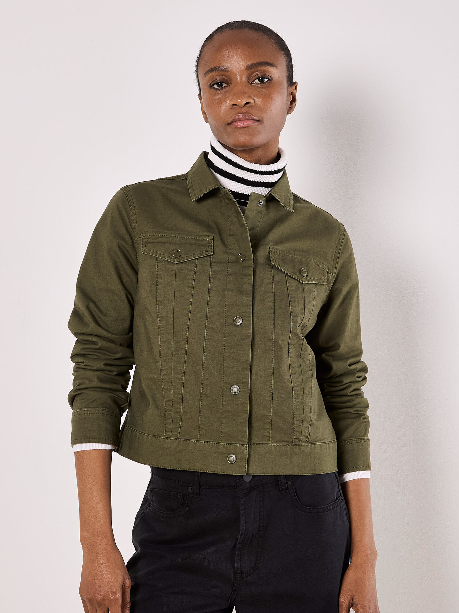 【関税＆送料込み】ChloAC Button-Front Cotton Jacket FALL/WINTER