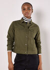 Cotton Cargo Jacket, Khaki, large