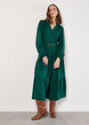Balloon Sleeve Blouse, Green, large