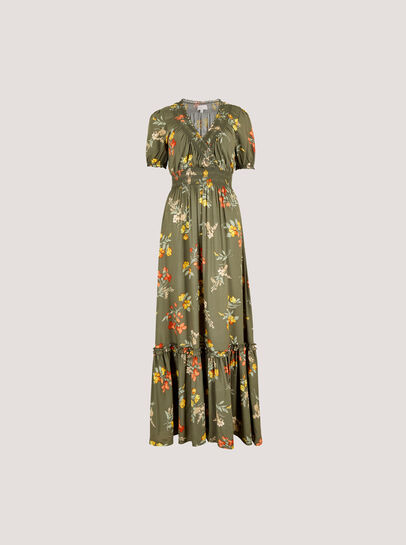 Watercolour Floral Maxi Dress