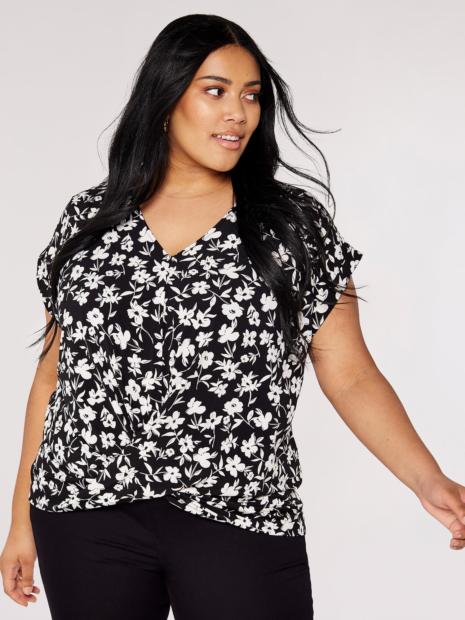 Plus size wrap tops online