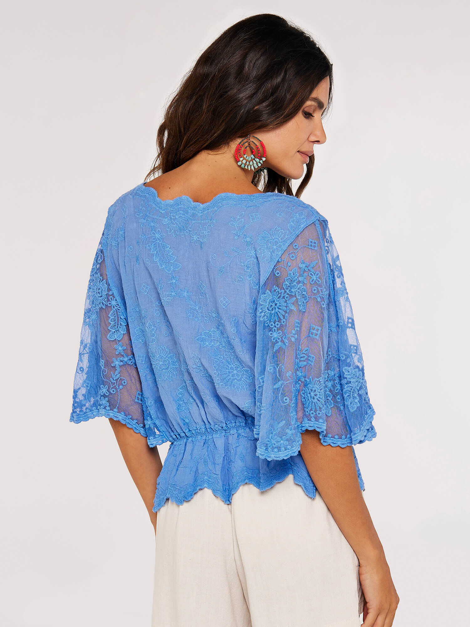 Apricot batwing top store