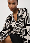 Geo Squares Shirt, Stone, large