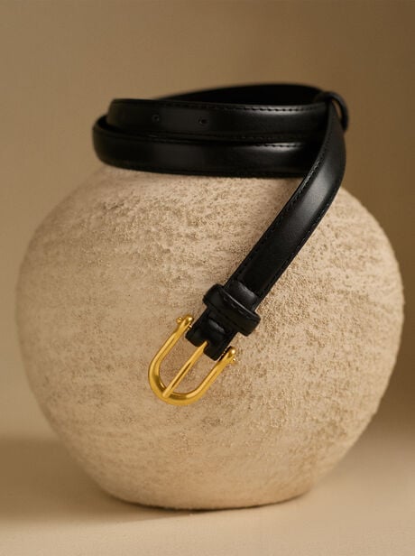 Thin Buckled Belt