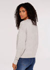Star Heatsealed Jumper, Grey, large