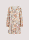 Floral Crochet Dress, Cream, large