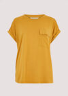Turn Up Tee, Mustard, large