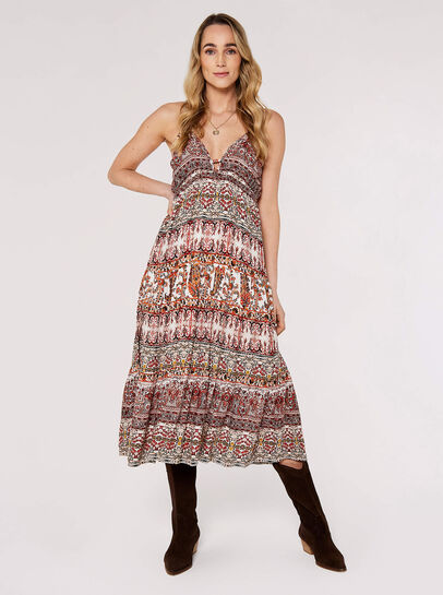 Paisley Cami Midi Dress