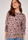 Butterfly Batwing Top, Pink, large
