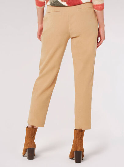 Straight Leg Twill Trousers