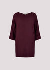 Soft Touch Batwing Top, Burgundy, large