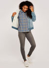 Pastel Window Check Shirt, Blue, large