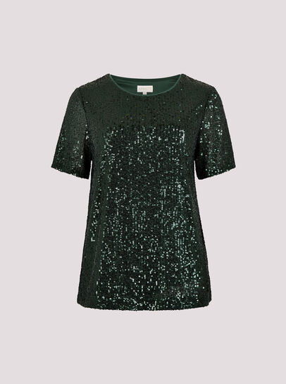 Sequin Embellished T-Shirt