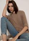 Soft Touch Batwing Top, Stone, large