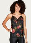 Oversized V-Neck Top, Red, large