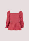 Self Check Smock Top, Pink, large