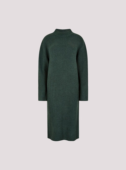 Waffle Knit Midi Dress