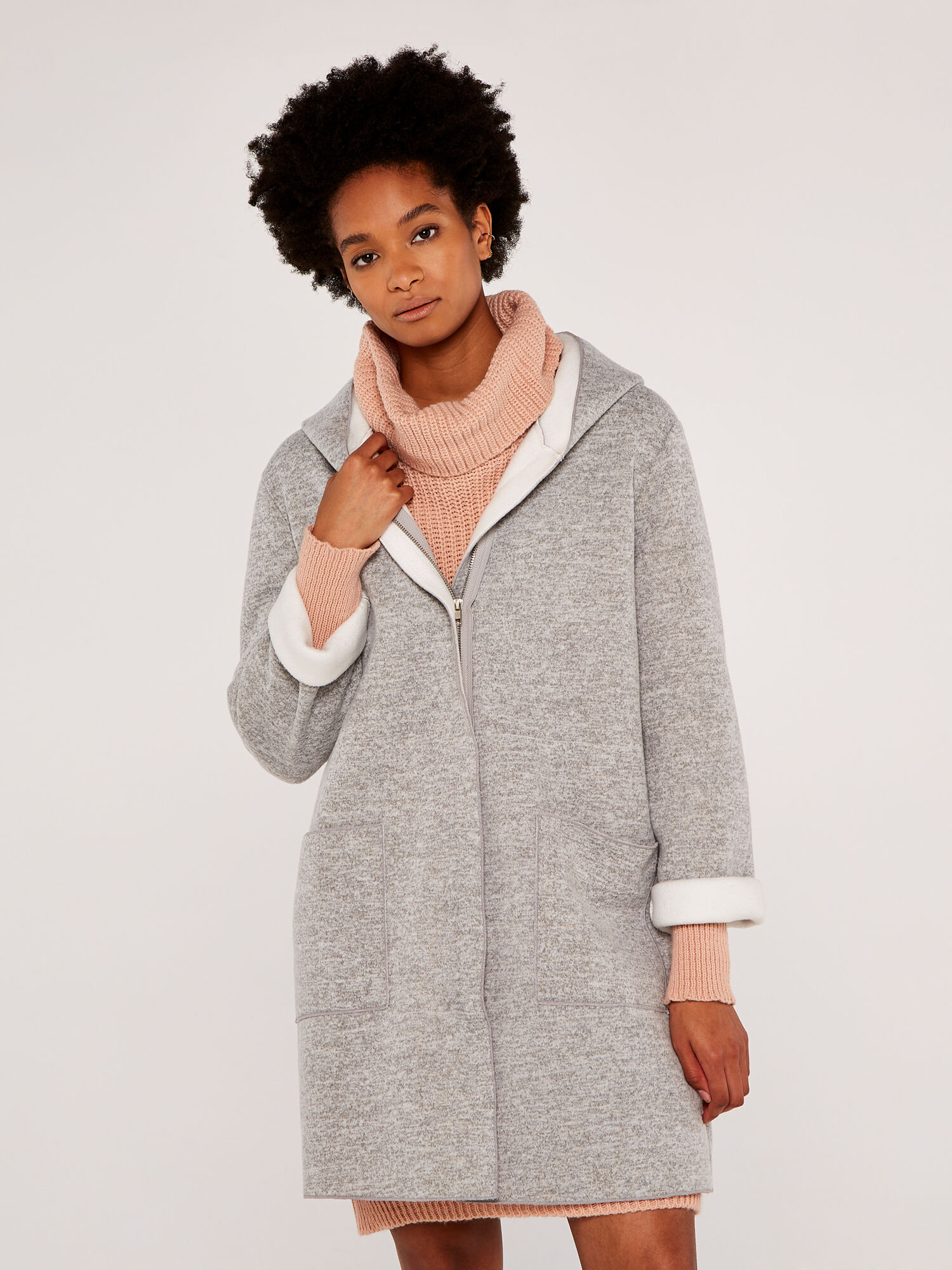 Large hooded coat sale